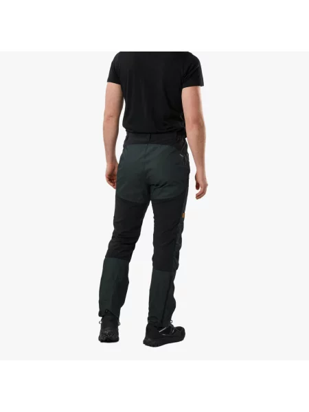 Spodnie Outdoor Wędrówki Mężczyzna Nordkap Wiatroszczelny czarne