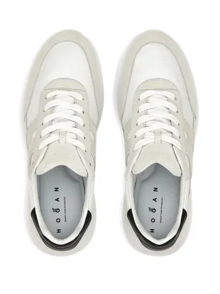 Sneakers Hogan με κορδόνια με δαντέλα λευκό