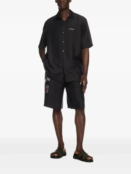 Pantaloni scurți Off-white alb