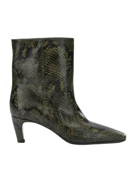 Buty do kostki Strategia skórzane zielone