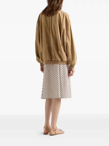 Rochie tip cămașă Prada cu buline cu imagine