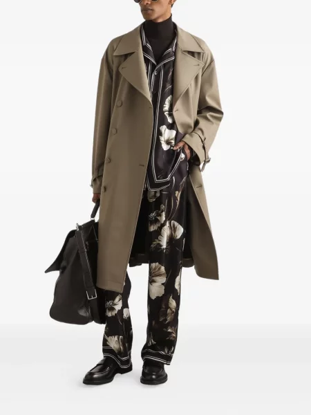 Pantaloni Dolce & Gabbana cu imagine maro