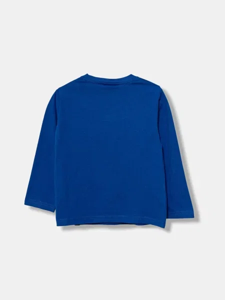 United Colors of Benetton tričko s dlouhým rukávem modré