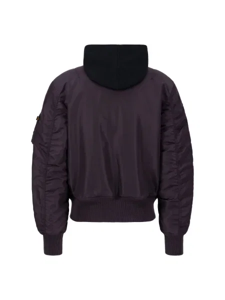 ALPHA INDUSTRIES Demisezoninė striukė D-Tec SE kraujo / burgundiško vyno