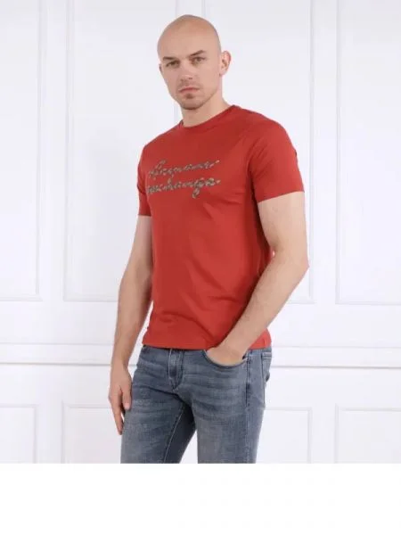 Armani Exchange Póló piros