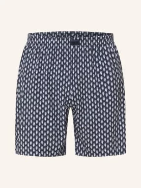Mey Spací Šortky tmavě / krémová / tmavě modrá