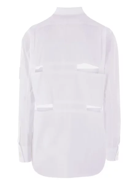 Cămașă Black Comme Des Garçons din poplin alb