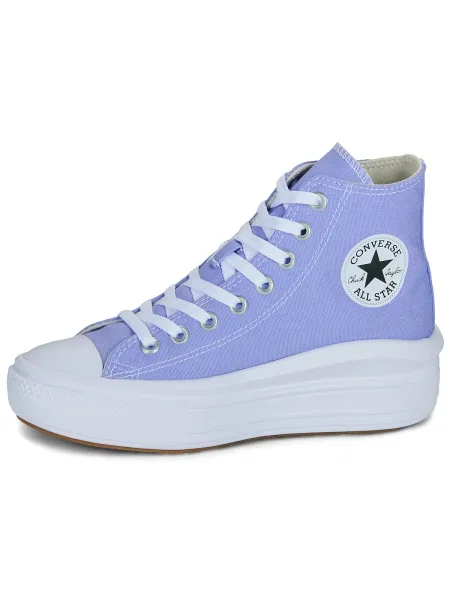 Platform talpú félcipő Converse kék