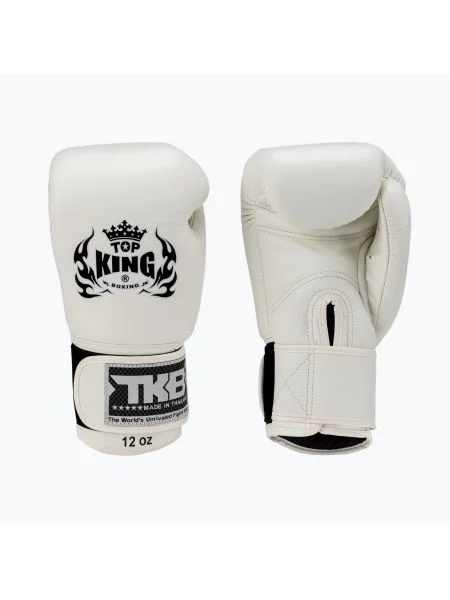 Top King Muay Thai Ultimate боксови ръкавици TKBGUV-WH бели