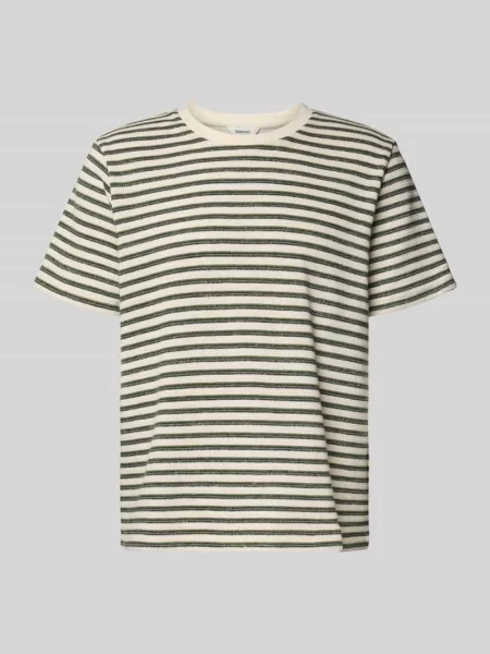T-shirt o kroju regular fit z mieszanka bawełny model KEVIN' Selected Homme zielona