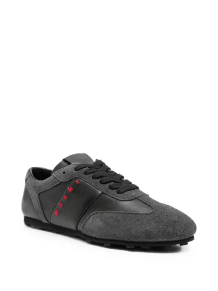 Sneakerși Marni cu broderie negru