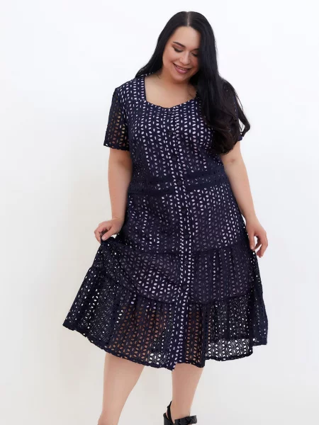 Сукня міді All Posa синій