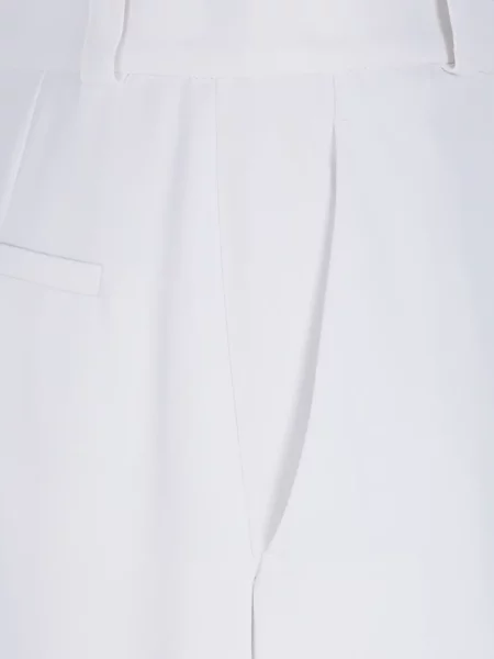 Šilkinės palazzo kelnės Giorgio Armani balta
