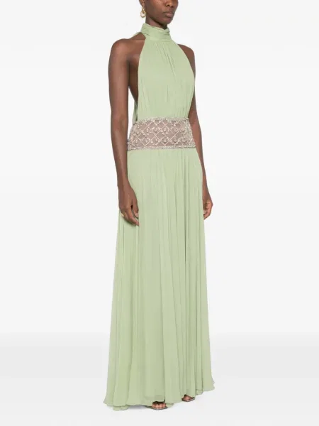 Rochie maxi Retrofete verde