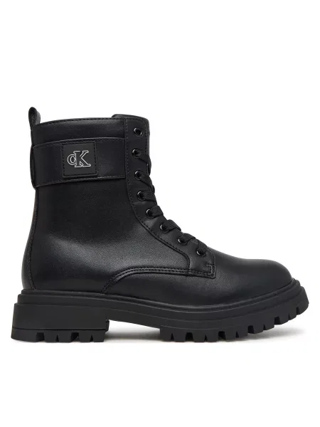 Ορειβατικά παπούτσια Calvin Klein Lace-Up Bootie μαύρο
