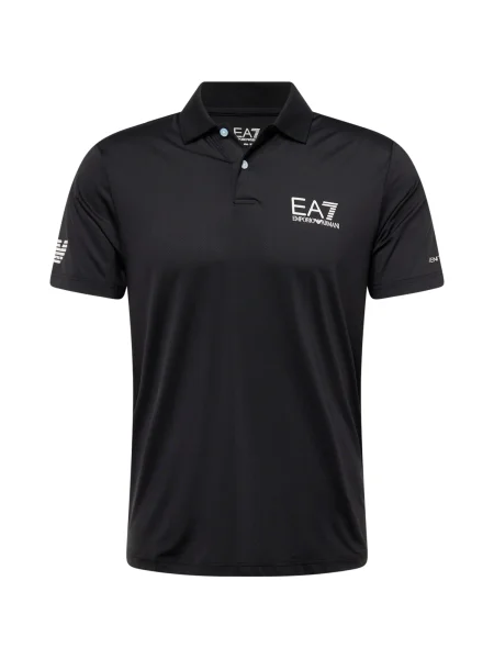 Emporio Armani tricou polo barbati cu imprimeu negru