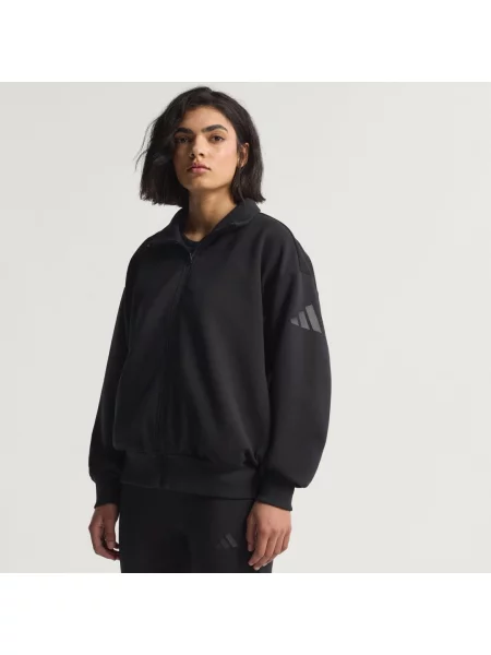 Bluza Soft Lux Loose Full-Zip czarna