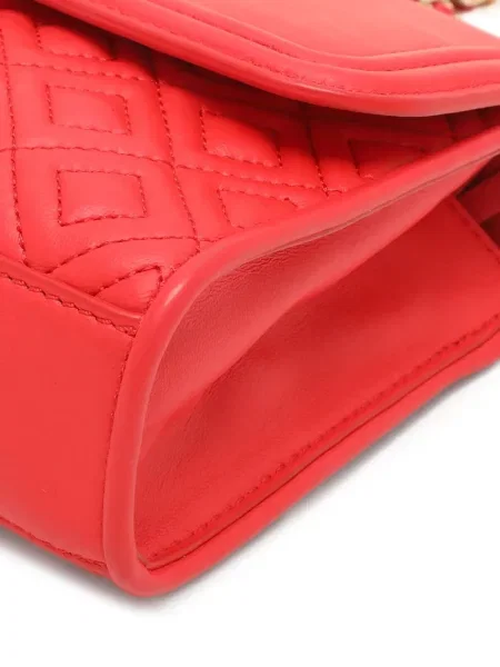 Body Tory Burch din piele matlasat roșu