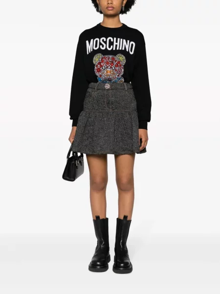 Dygsniuotas sijonas Moschino