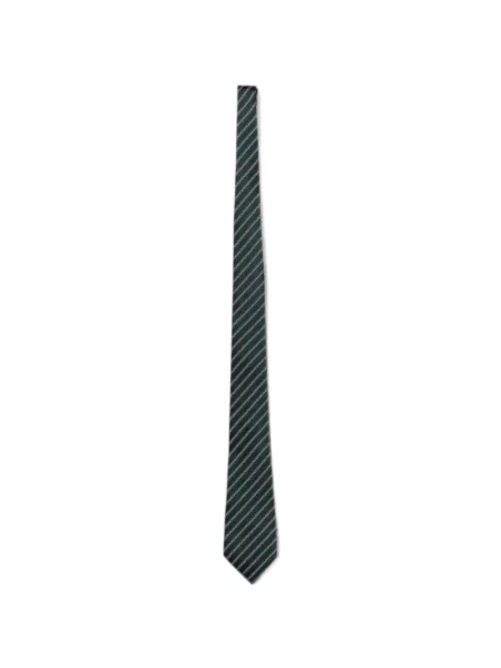 Cravată Zegna de mătase cu dungi verde