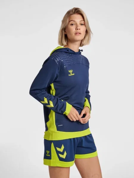 Bluza z kapturem Hummel hmlLEAD poly niebieska