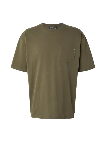 SCOTCH & SODA Tricou Seasonal Core oliv