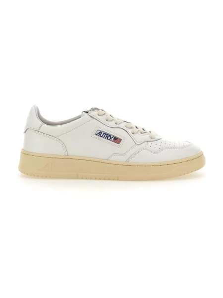 Sneakers Autry Medalist Low Man Leat/ Leat Wht/ Wht EUR 41 białe