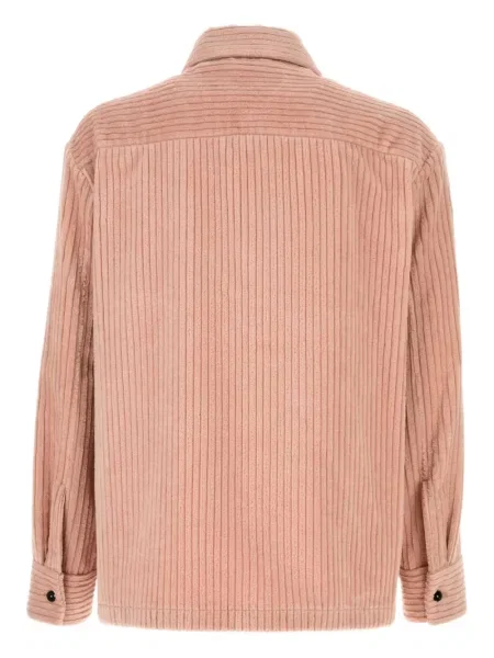 Geacă Jil Sander de catifea cord roz