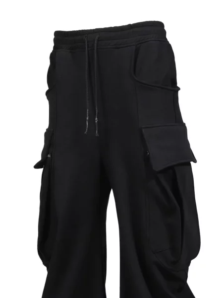Pantaloni cargo Zanone alergare cu cordon negru