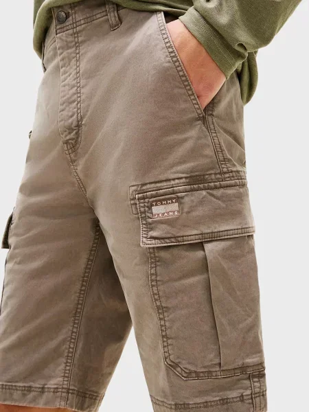Джинсовые шорты Tommy Jeans серые