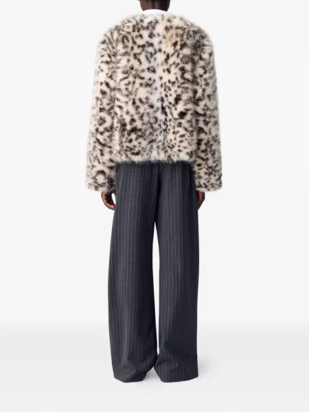 Jakna Claudie Pierlot s printom s leopard uzorkom