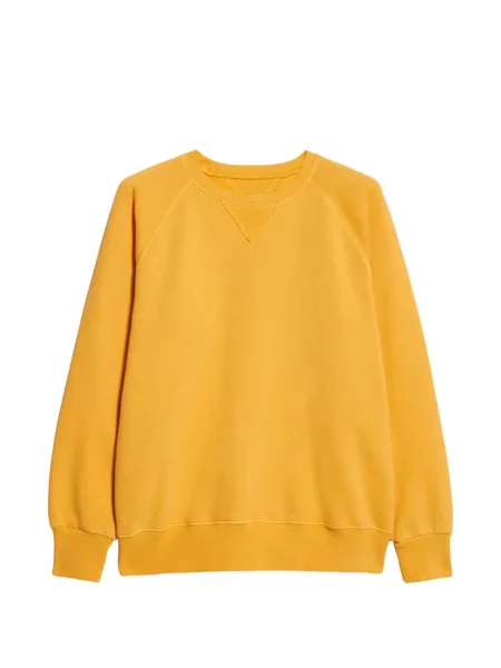 Hanorac crewneck Fortela galben