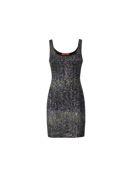 Sukienka Missoni z cekinami czarna