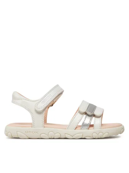 Geox Basutės J Sandal Haiti Girl S balta
