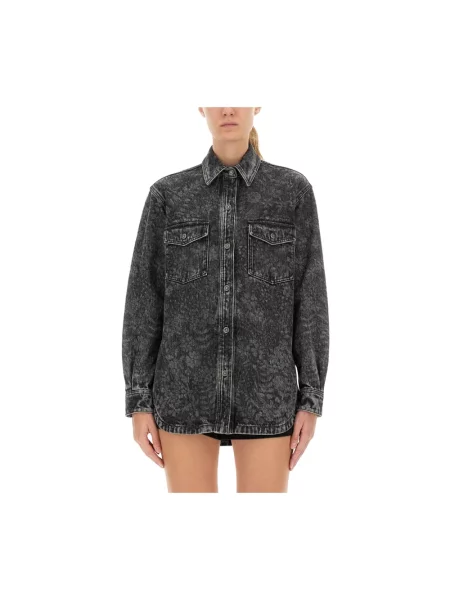 Bluzka Golden Goose z nadrukiem czarna