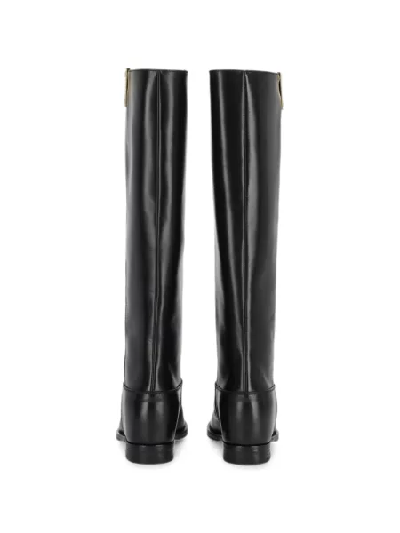 Botine Via Roma 15 din piele negru