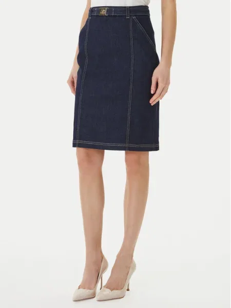 Luisa Spagnoli Fustă de blugi Tennista Bleumarin