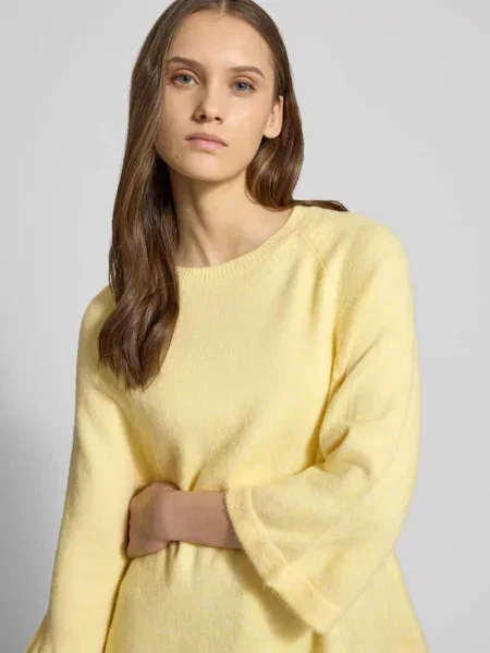 Oversize’owy sweter dzianinowy z rękawem model SIMONI' Only