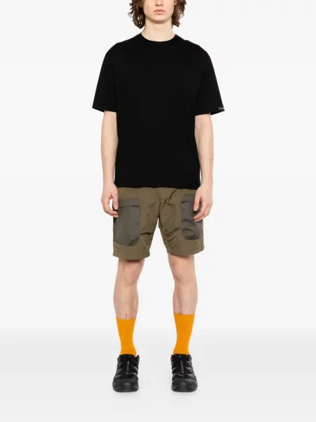 Tricou Massimo Osti Studio cu decolteu în U negru