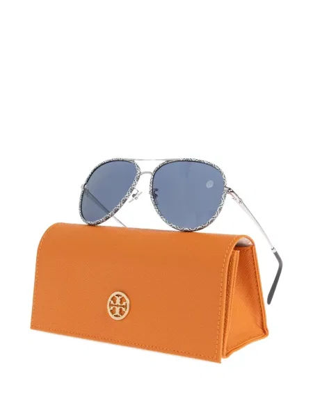 Ochelari de soare Tory Burch argintiu