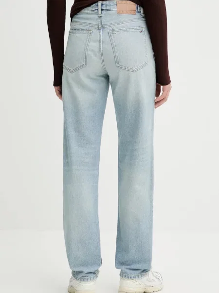 Džíny Tommy Jeans high waist modré