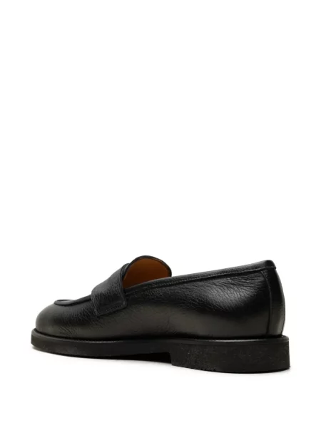 Pantofi loafer Chuckies din piele negru