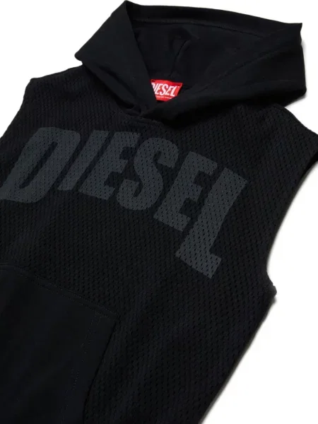 Bluza z kapturem dziecięca Diesel czarna