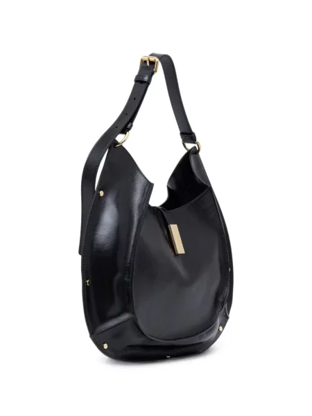Geantă shopper Pollini cu tepi negru