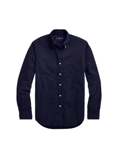 Koszula Polo Ralph Lauren z logo niebieska