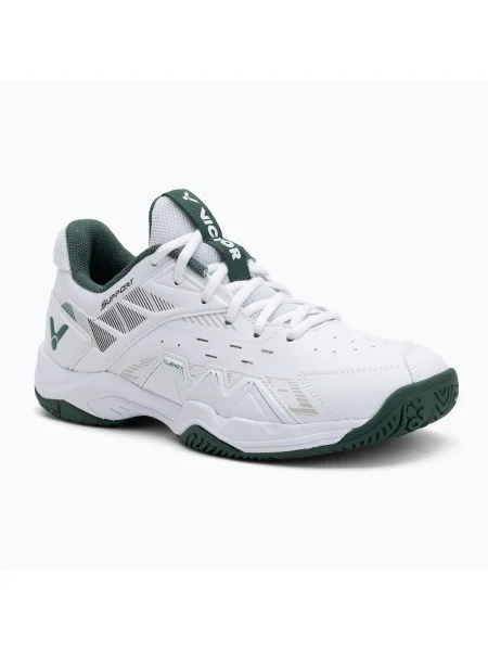 Încălțăminte de badminton pentru bărbați VICTOR AG bright white/hunter green alb