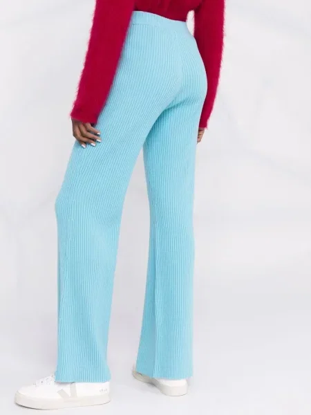 Pantaloni Alberta Ferretti evazate albastru