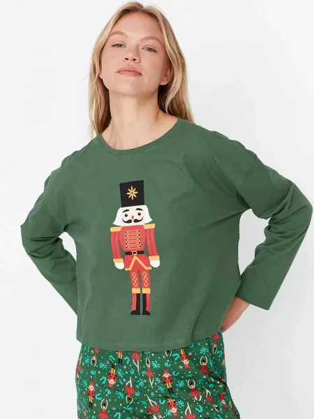 Піжама Trendyol зелений