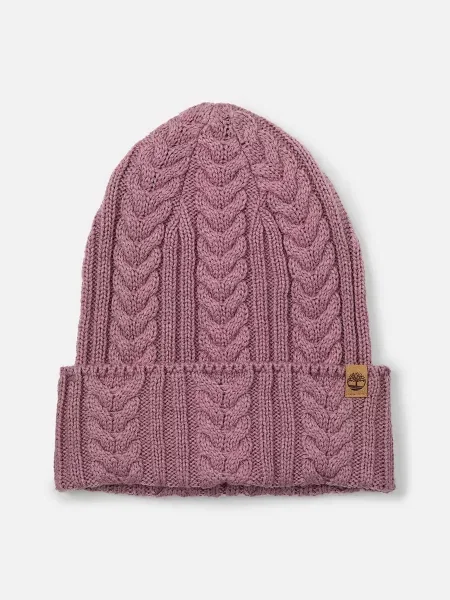 Шапка Timberland розовая