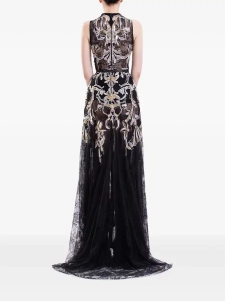 Rochie Saiid Kobeisy din dantelă negru
